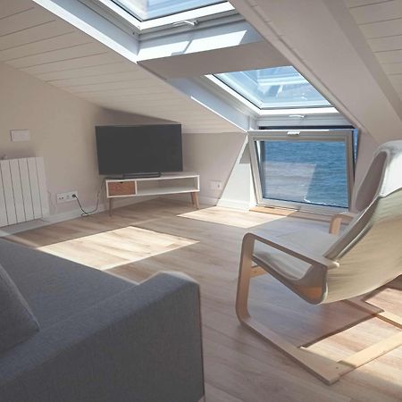 Vila Marina. Casa Marinera Con Terraza Sobre El Mar En Caion Cayón 外观 照片